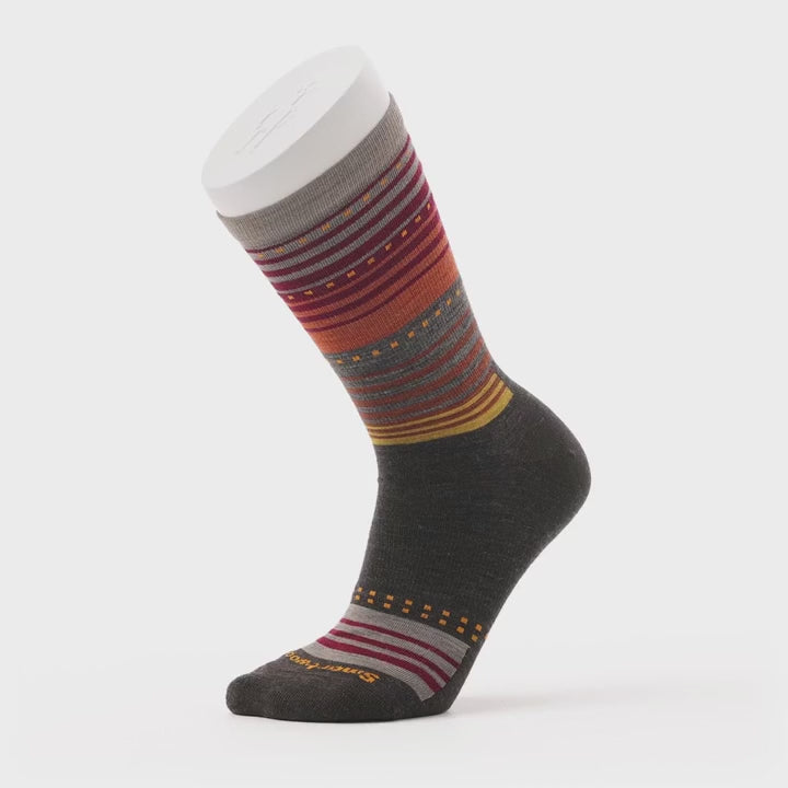 Women's Everyday Stitch Stripe Crew Socks