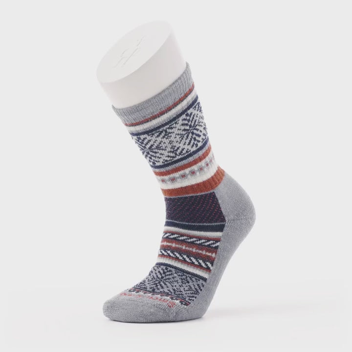 Women's Everyday Cozy Fair Isle Sweater Crew Socks