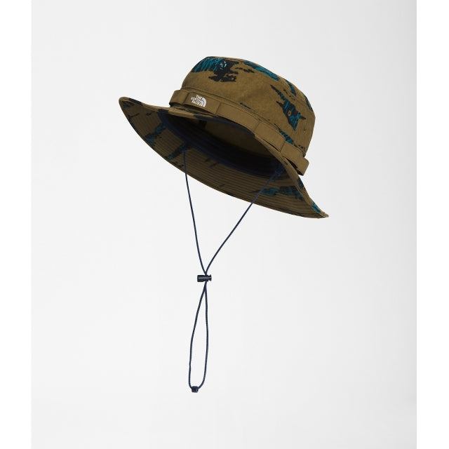 The North Face Class V Brimmer Hat Military Olive Ravine Camo Print, S/M